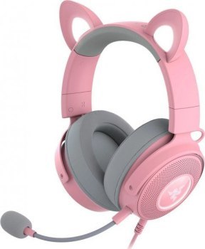 Słuchawki Razer Kraken Kitty Edition V2 Pro RZ04-04510200-R3M1 kwarc Razer Słuchawki Razer Kraken Kitty Edition V2 Pro RZ04-04510200-R3M1 kwarc Razer