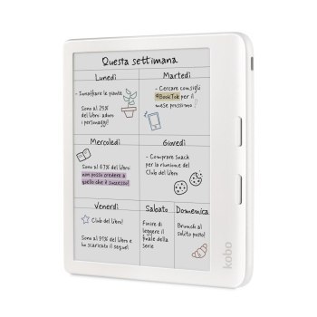 Ebook Kobo Libra Colour 7 E-Ink Kaleido 3 32GB WI-FI White KOBO Ebook Kobo Libra Colour 7 E-Ink Kaleido 3 32GB WI-FI White KOBO