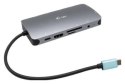 Replikator - i-tec USB-C Metal Nano Docking Station HDMI VGA LAN Audio Czytnik kart Power Delivery 100 W + Universal Charger 100 I-Tec