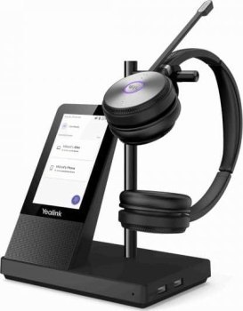 Słuchawki - Słuchawki bezprzewodowe Yealink WH66 Dual Teams + Baza DECT - 1308003 Yealink Słuchawki - Słuchawki bezprzewodowe Yealink WH66 Dual Teams + Baza DECT - 1308003 Yealink