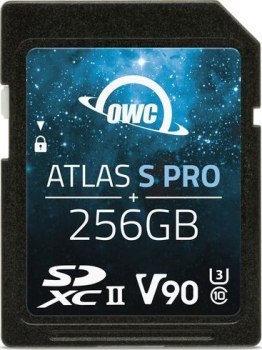 OWC SDXC Atlas S Pro 256GB UHS-II V90 290/276 MB/s OWC OWC SDXC Atlas S Pro 256GB UHS-II V90 290/276 MB/s OWC