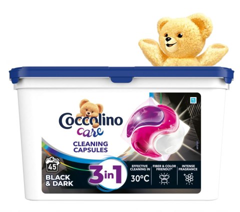 Coccolino Care Black Kapsułki 3w1 Do Prania Czarnych I Ciemnych Tkanin 45 Prań Coccolino Care Black Kapsułki 3w1 Do Prania Czarnych I Ciemnych Tkanin 45 Prań