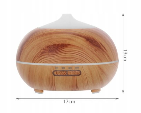Dyfuzor zapachowy - nawilżacz 300ml LB - BEŻOWY Dyfuzor zapachowy - nawilżacz 300ml LB - BEŻOWY