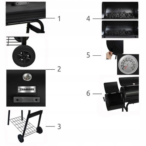 Grill z wędzarką G5165 Grill z wędzarką G5165
