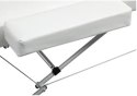 Łóżko Do Masażu Składane Aluminiowe Białe PAKO 700-039WT