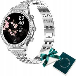 Smartwatch damski Manta Diamond Lusso srebrny + bransoletka YES Manta Multimedia Sp. z o.o.