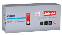 Toner Activejet ATH-415CN (zamiennik HP 415A W2031A; Supreme; 2100 stron; niebieski) z chipem Activejet