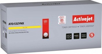 Toner Activejet ATO-532YNX (zamiennik OKI 46490605; Supreme; 6000 stron; żółty) Activejet Toner Activejet ATO-532YNX (zamiennik OKI 46490605; Supreme; 6000 stron; żółty) Activejet