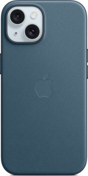 Apple iPhone 15 FineWoven Case with MagSafe pacific blue Apple Apple iPhone 15 FineWoven Case with MagSafe pacific blue Apple