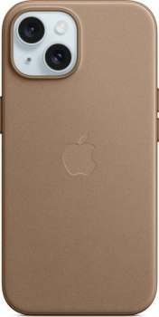 Apple iPhone 15 FineWoven Case with MagSafe taupe Apple Apple iPhone 15 FineWoven Case with MagSafe taupe Apple