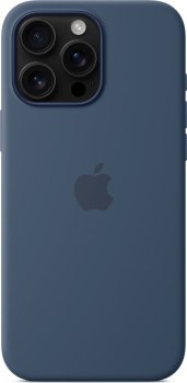 Apple iPhone 16 Pro Max Silicone Case with MagSafe denim Apple Apple iPhone 16 Pro Max Silicone Case with MagSafe denim Apple