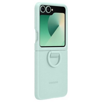 Samsung Silicone Case with Ring Z Flip 6 miętowy Samsung Samsung Silicone Case with Ring Z Flip 6 miętowy Samsung