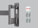 Obrotowy uchwyt One For All WM5660 do TV 42"-100" max 90kg, regulowana stopa One For All