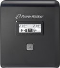 POWER WALKER UPS LINE-IN VI 1000 LCD 1000VA 2X SCHUKO+2X IEC C13 RJ11/45 USB LCD POWER WALKER