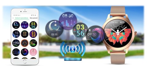 Damski SMARTWATCH G.Rossi SW014G-2 Różowe złoto G.Rossi Damski SMARTWATCH G.Rossi SW014G-2 Różowe złoto G.Rossi