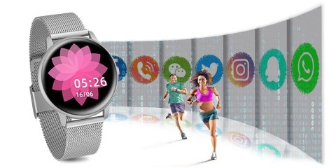 Damski SMARTWATCH G. Rossi SW015-3 Srebrny G.Rossi Damski SMARTWATCH G. Rossi SW015-3 Srebrny G.Rossi