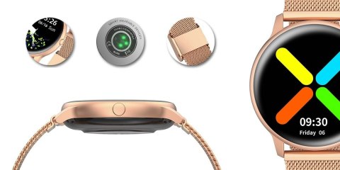 Damski SMARTWATCH G.Rossi SW015-4 Różowe złoto G.Rossi Damski SMARTWATCH G.Rossi SW015-4 Różowe złoto G.Rossi