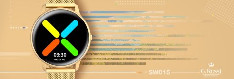 Damski SMARTWATCH G.Rossi SW015-5 Złoty G.Rossi Damski SMARTWATCH G.Rossi SW015-5 Złoty G.Rossi