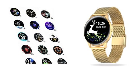 Damski SMARTWATCH G.Rossi SW015-5 Złoty G.Rossi Damski SMARTWATCH G.Rossi SW015-5 Złoty G.Rossi