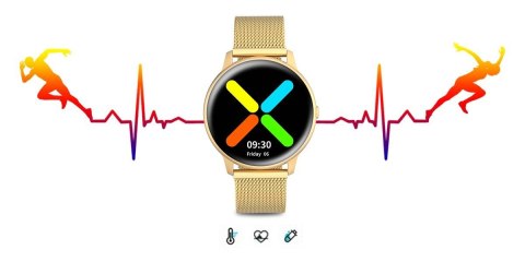 Damski SMARTWATCH G.Rossi SW015-5 Złoty G.Rossi Damski SMARTWATCH G.Rossi SW015-5 Złoty G.Rossi