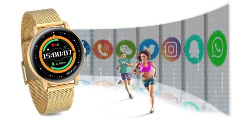 Damski SMARTWATCH G.Rossi SW015-5 Złoty G.Rossi Damski SMARTWATCH G.Rossi SW015-5 Złoty G.Rossi