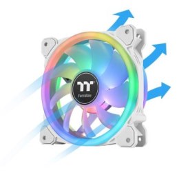 THERMALTAKE SWAFAN 12 RGB +KONTROLER +ZAMIENNE ŁOPATKI (REVERSE) - SNOW CL-F145-PL12SW-A Thermaltake