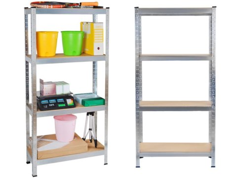 Regał magazynowy 150x75x30 cm - 4 Półki Regał magazynowy 150x75x30 cm - 4 Półki