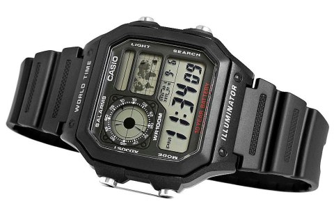 Zegarek Męski CASIO AE-1200WH-1AVEF CASIO Zegarek Męski CASIO AE-1200WH-1AVEF CASIO