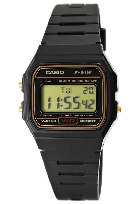 Zegarek Męski CASIO F-91WG-9QDF CASIO Zegarek Męski CASIO F-91WG-9QDF CASIO
