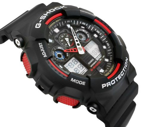 Zegarek Męski CASIO G-SHOCK GA-100-1A4ER 20 Bar Do Nurkowania+ BOX CASIO Zegarek Męski CASIO G-SHOCK GA-100-1A4ER 20 Bar Do Nurkowania+ BOX CASIO