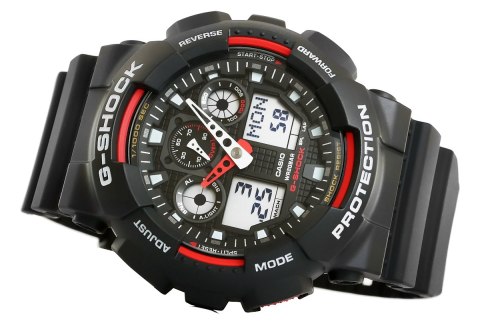 Zegarek Męski CASIO G-SHOCK GA-100-1A4ER 20 Bar Do Nurkowania+ BOX CASIO Zegarek Męski CASIO G-SHOCK GA-100-1A4ER 20 Bar Do Nurkowania+ BOX CASIO