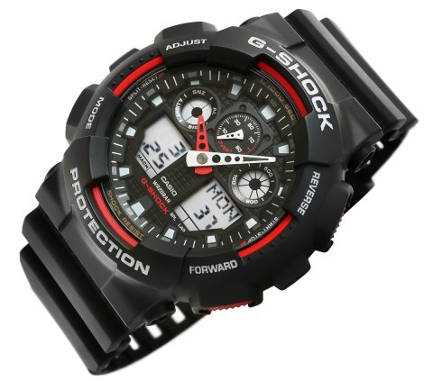 Zegarek Męski CASIO G-SHOCK GA-100-1A4ER 20 Bar Do Nurkowania+ BOX CASIO Zegarek Męski CASIO G-SHOCK GA-100-1A4ER 20 Bar Do Nurkowania+ BOX CASIO