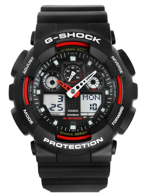 Zegarek Męski CASIO G-SHOCK GA-100-1A4ER 20 Bar Do Nurkowania+ BOX CASIO Zegarek Męski CASIO G-SHOCK GA-100-1A4ER 20 Bar Do Nurkowania+ BOX CASIO