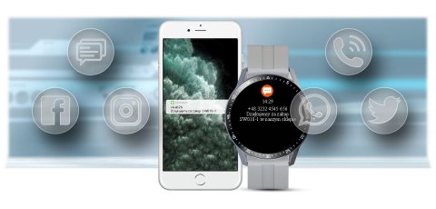 Zegarek SMARTWATCH G.ROSSI SW018-2 G.Rossi Zegarek SMARTWATCH G.ROSSI SW018-2 G.Rossi