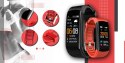 Smartband Giewont Fit&GO Duo GW200-1 - Black + Pasek Alert Red Giewont