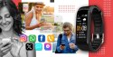 Smartband Giewont Fit&GO Duo GW200-1 - Black + Pasek Alert Red Giewont