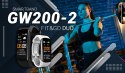 Smartband Giewont Fit&GO Duo GW200-2 - Black + Pasek Ice White Giewont