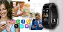 Smartband Giewont Fit&GO Duo GW200-2 - Black + Pasek Ice White Giewont