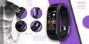 Smartband Giewont Fit&GO Duo GW200-3 - Black + Pasek Flora Violet Giewont