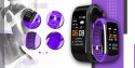 Smartband Giewont Fit&GO Duo GW200-3 - Black + Pasek Flora Violet Giewont