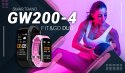 Smartband Giewont Fit&GO Duo GW200-4 - Black + Pasek Think Pink Giewont