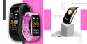 Smartband Giewont Fit&GO Duo GW200-4 - Black + Pasek Think Pink Giewont