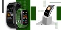 Smartband Giewont Fit&GO Duo GW200-5 - Black + Pasek Go Green Giewont