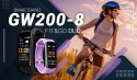 Smartband Giewont Fit&GO Duo GW200-8 - Black + Pasek Touch of Lavender Giewont