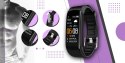 Smartband Giewont Fit&GO Duo GW200-8 - Black + Pasek Touch of Lavender Giewont