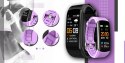 Smartband Giewont Fit&GO Duo GW200-8 - Black + Pasek Touch of Lavender Giewont