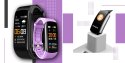 Smartband Giewont Fit&GO Duo GW200-8 - Black + Pasek Touch of Lavender Giewont