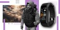 Smartband Giewont Fit&GO Duo GW200-8 - Black + Pasek Touch of Lavender Giewont