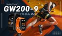 Smartband Giewont Fit&GO Duo GW200-9 - Black + Pasek Orange Power Giewont