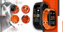 Smartband Giewont Fit&GO Duo GW200-9 - Black + Pasek Orange Power Giewont
